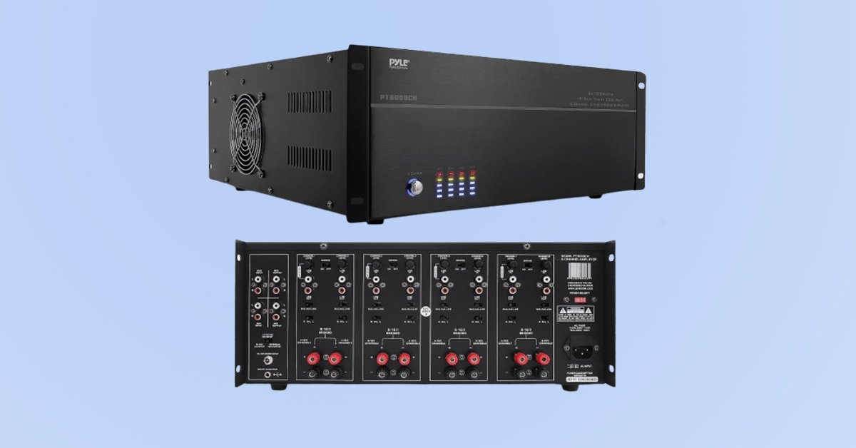 Pyle 4 Multi-Zone Stereo Amplifier